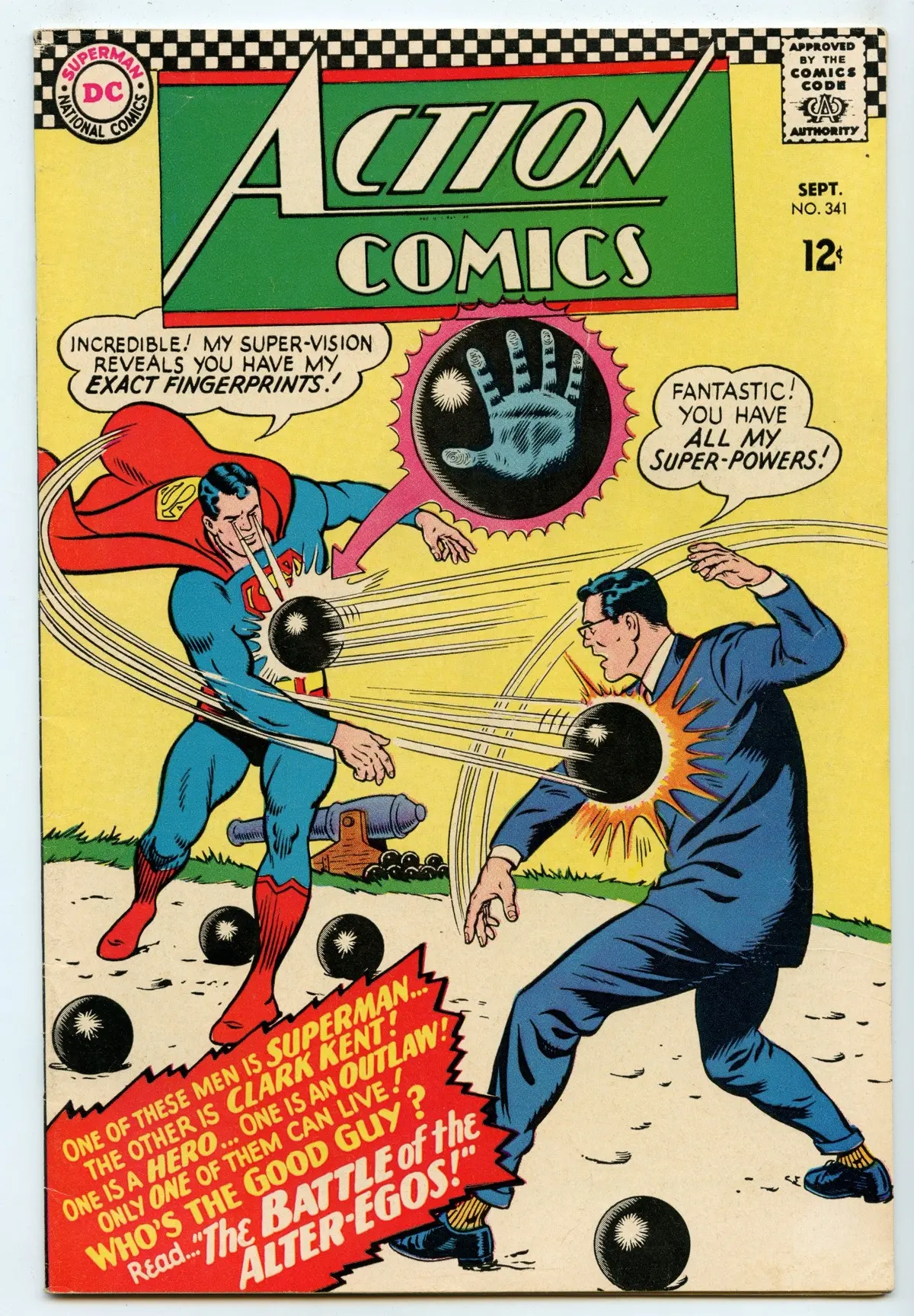 Action Comics 341 (Sep 1966) Fi/Vf (7.0) 1