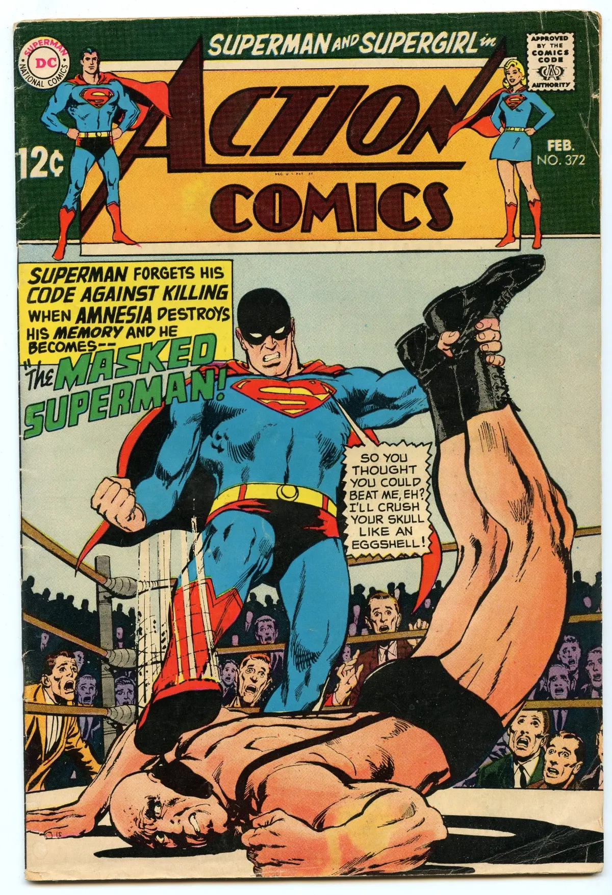 Action Comics 372 (Feb 1969) Vg+ (4.5) 1