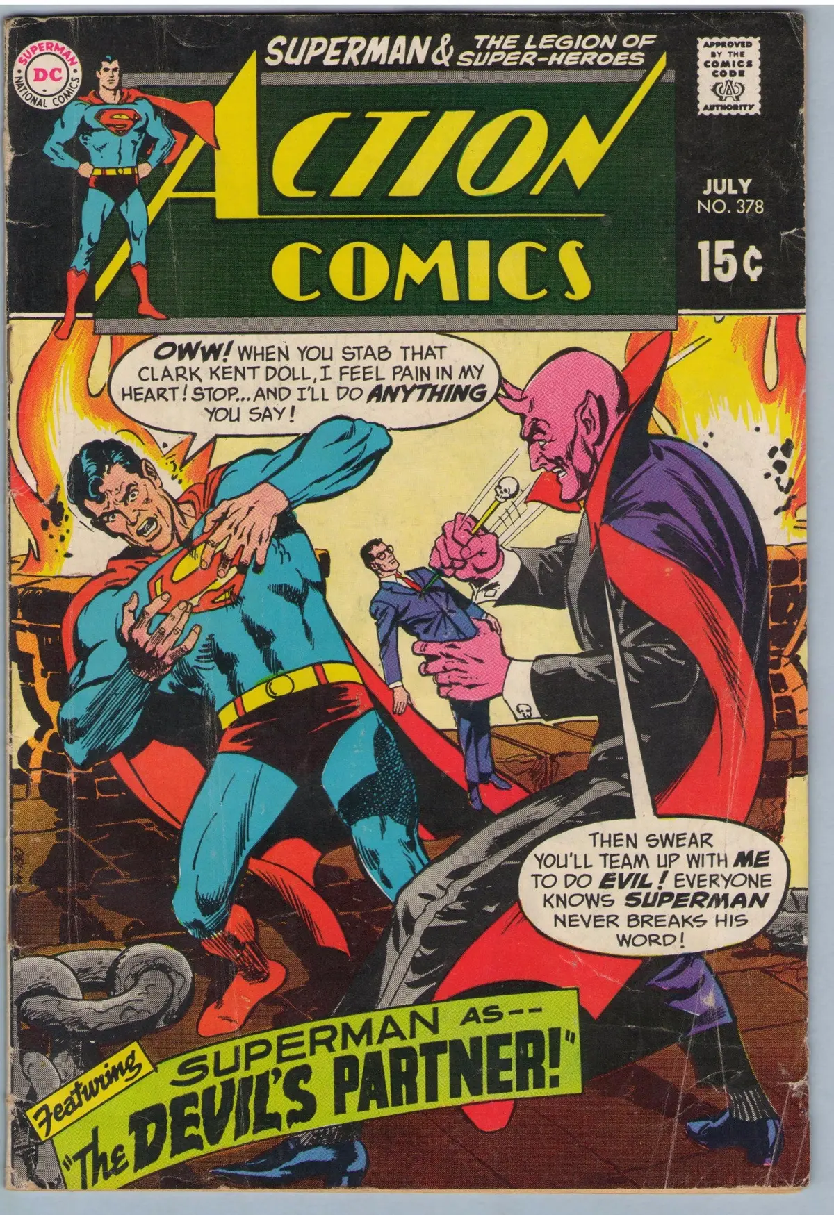Action Comics 378 (Jul 1969) Vg (4.0) 1