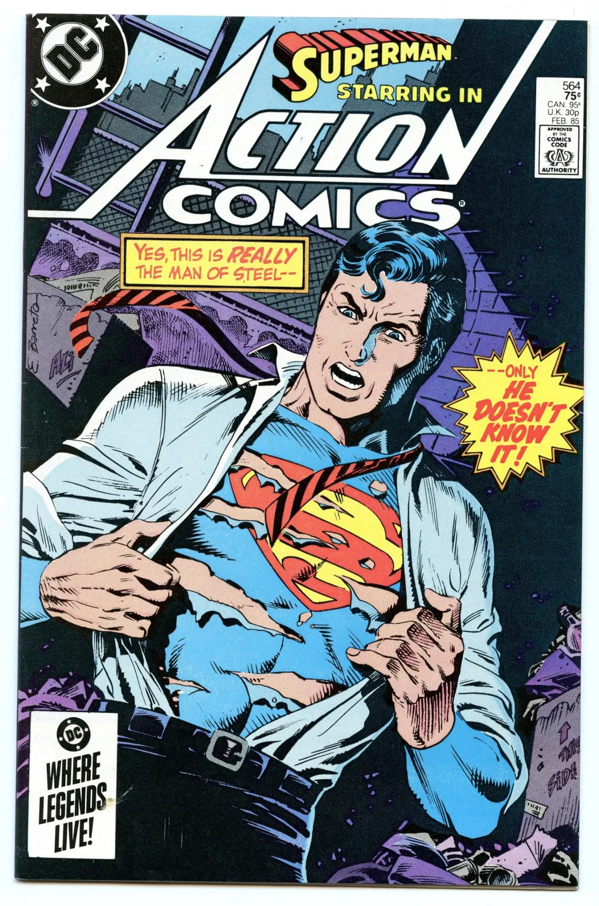 Action Comics 564 (Feb 1985) Nm- (9.2) 1