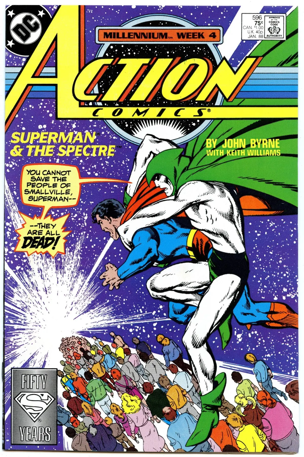 Action Comics 596 (Jan 1988) Nm- (9.2) 1