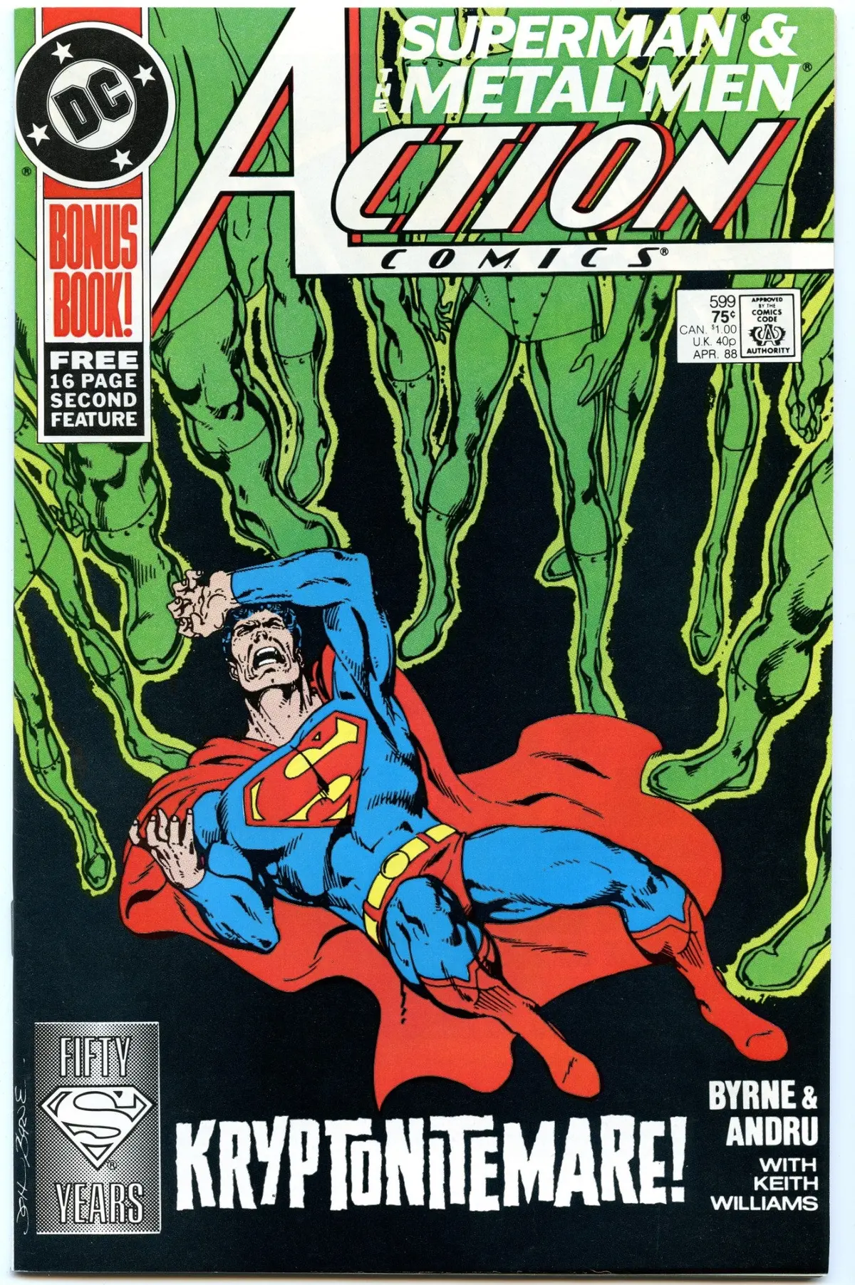 Action Comics 599 (Apr 1988) Nm- (9.2) 1