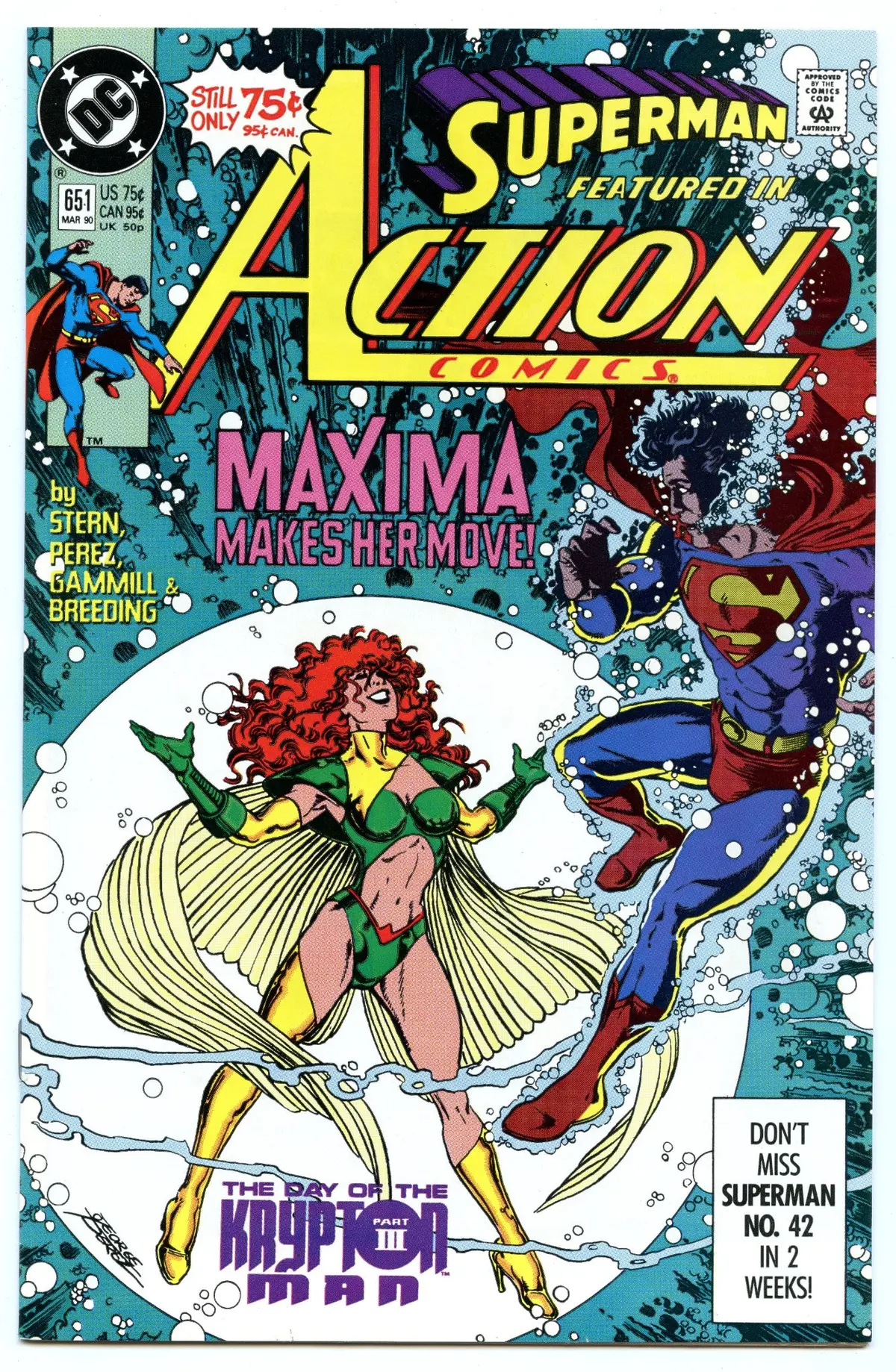 Action Comics 651 (Mar 1990) Nm- (9.2) 1