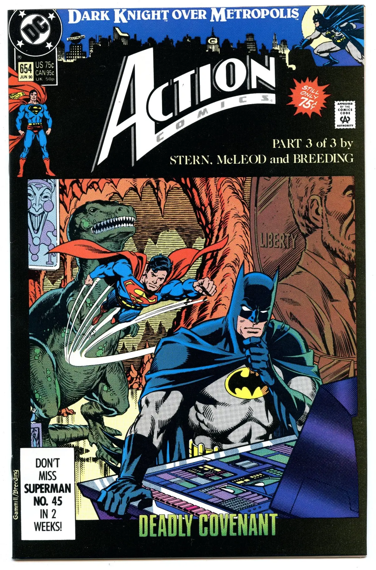 Action Comics 654 (Jun 1990) Nm- (9.2) 1