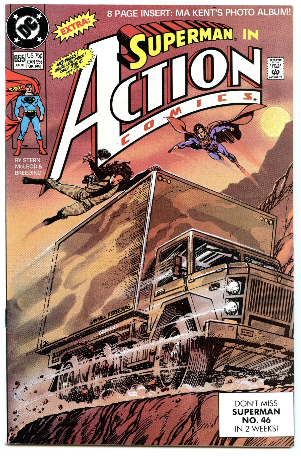 Action Comics 655 (Jul 1990) Nm- (9.2) 1