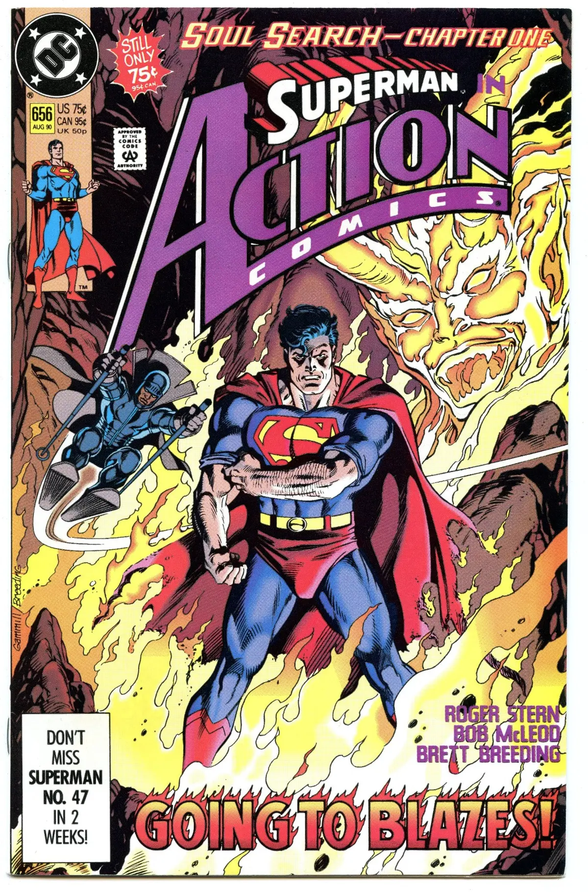 Action Comics 656 (Aug 1990) Nm- (9.2) 1