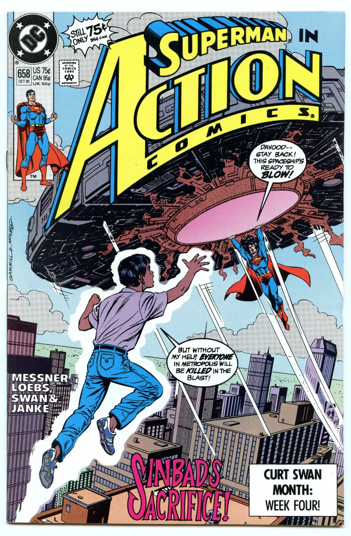Action Comics 658 (Oct 1990) Nm- (9.2) 1