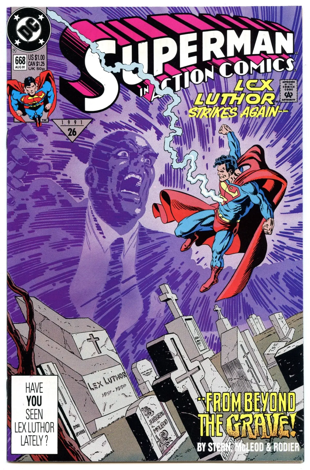 Action Comics 668 (Aug 1991) Nm- (9.2) 1