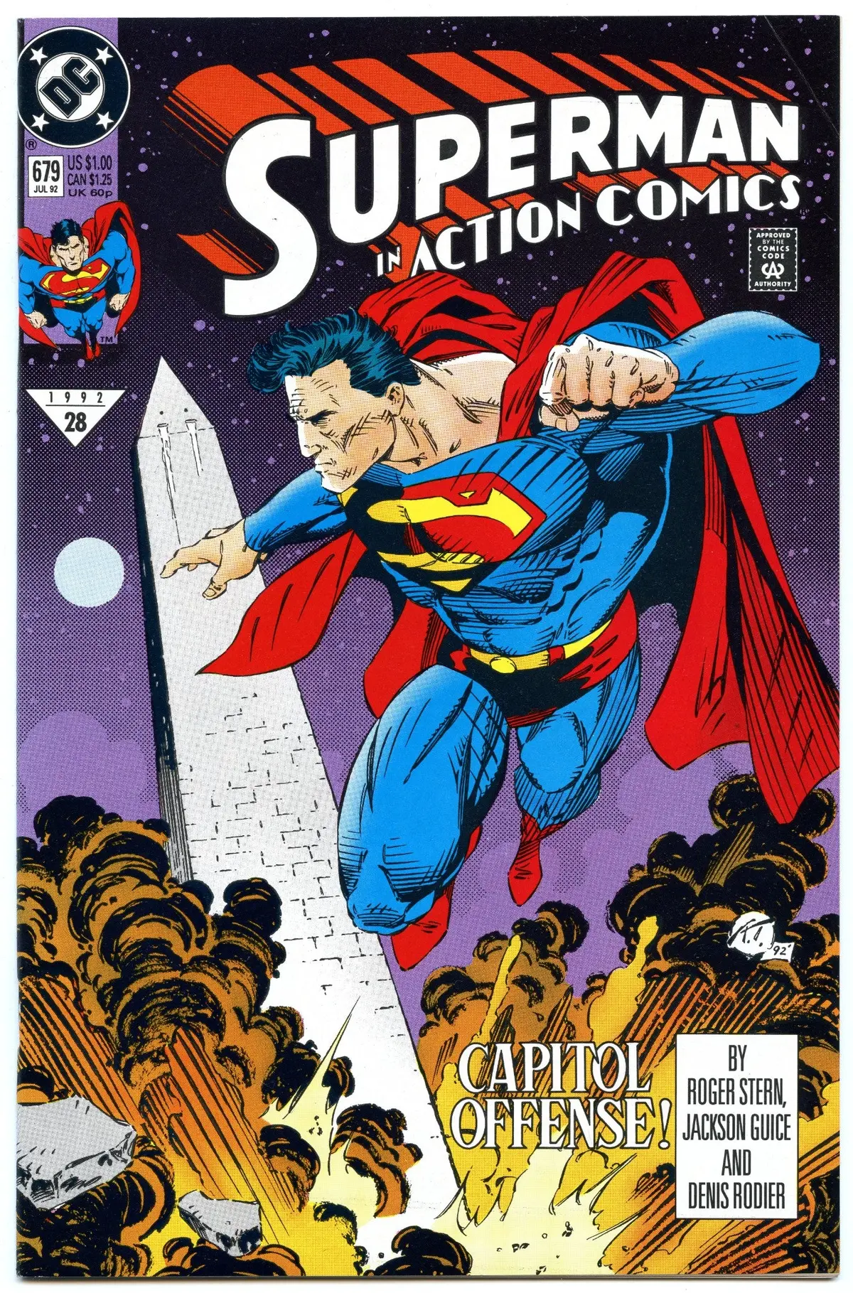 Action Comics 679 (Jul 1992) Nm- (9.2) 1