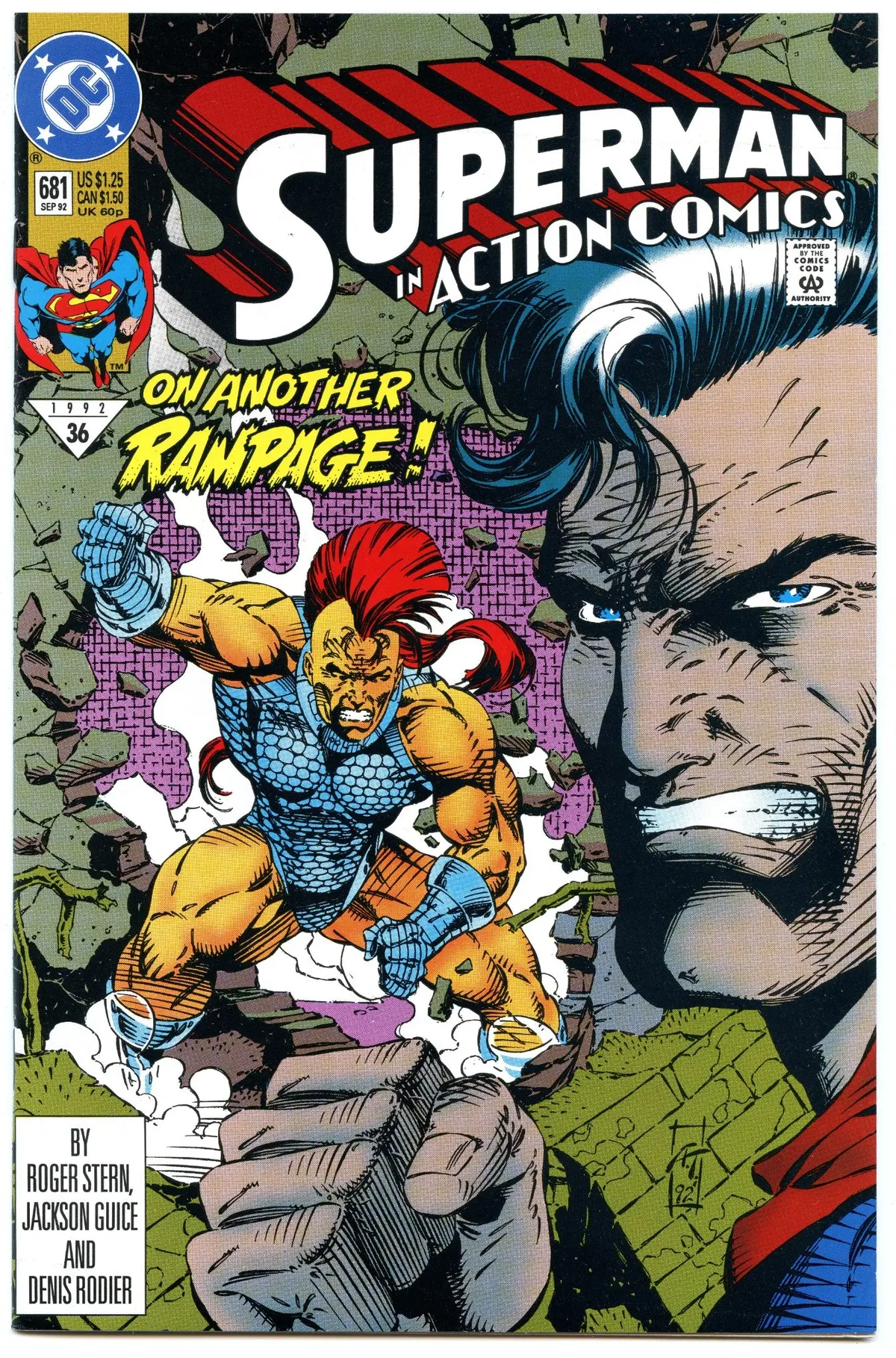 Action Comics 681 (Sep 1992) Nm- (9.2) 1