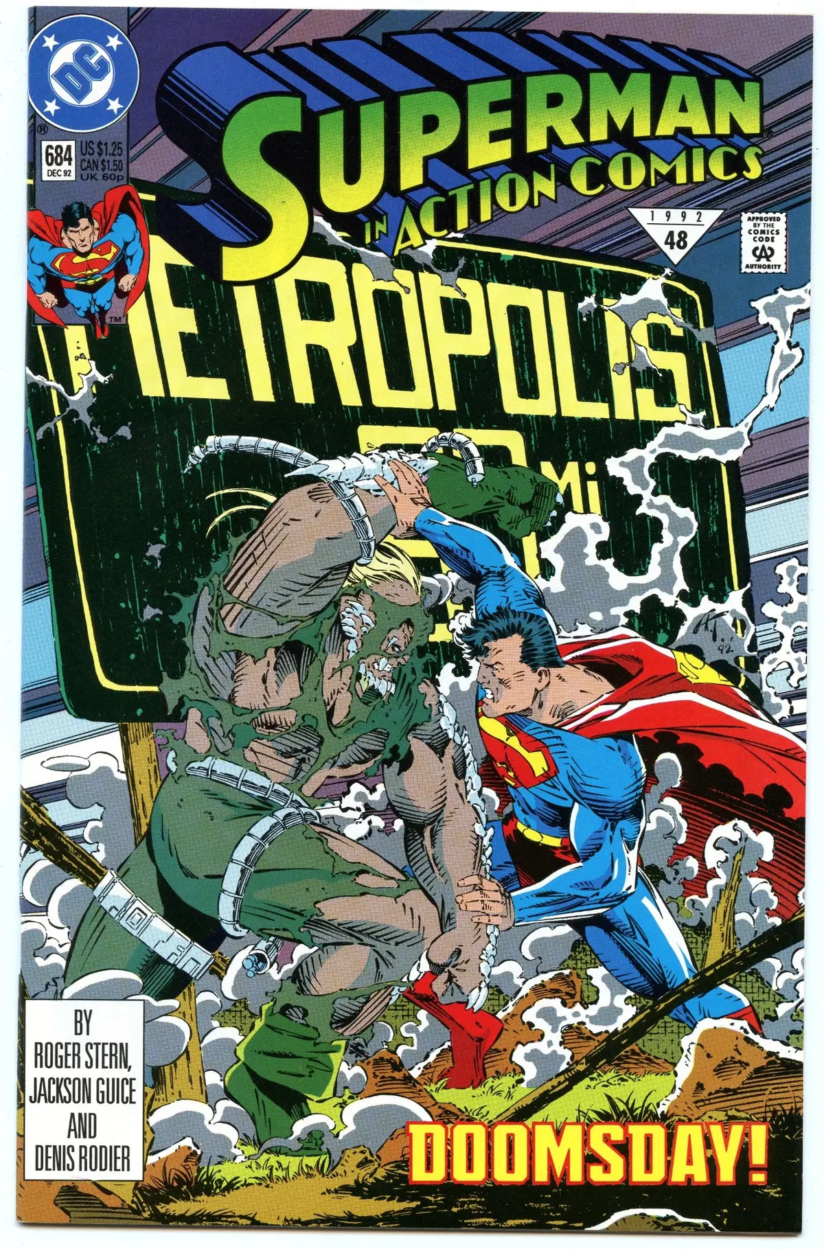 Action Comics 684 (Dec 1992) Nm- (9.2) 1