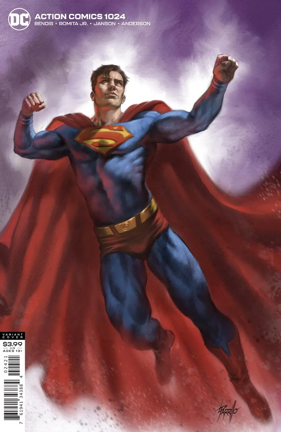 Action Comics #1024 Cvr B Lucio Parrillo Var 1