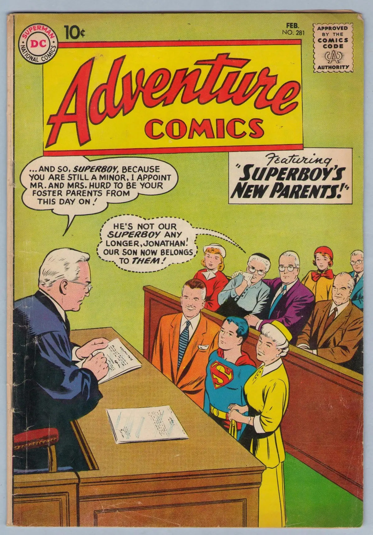 Adventure Comics 281 (Feb 1961) Vg (4.0) 1