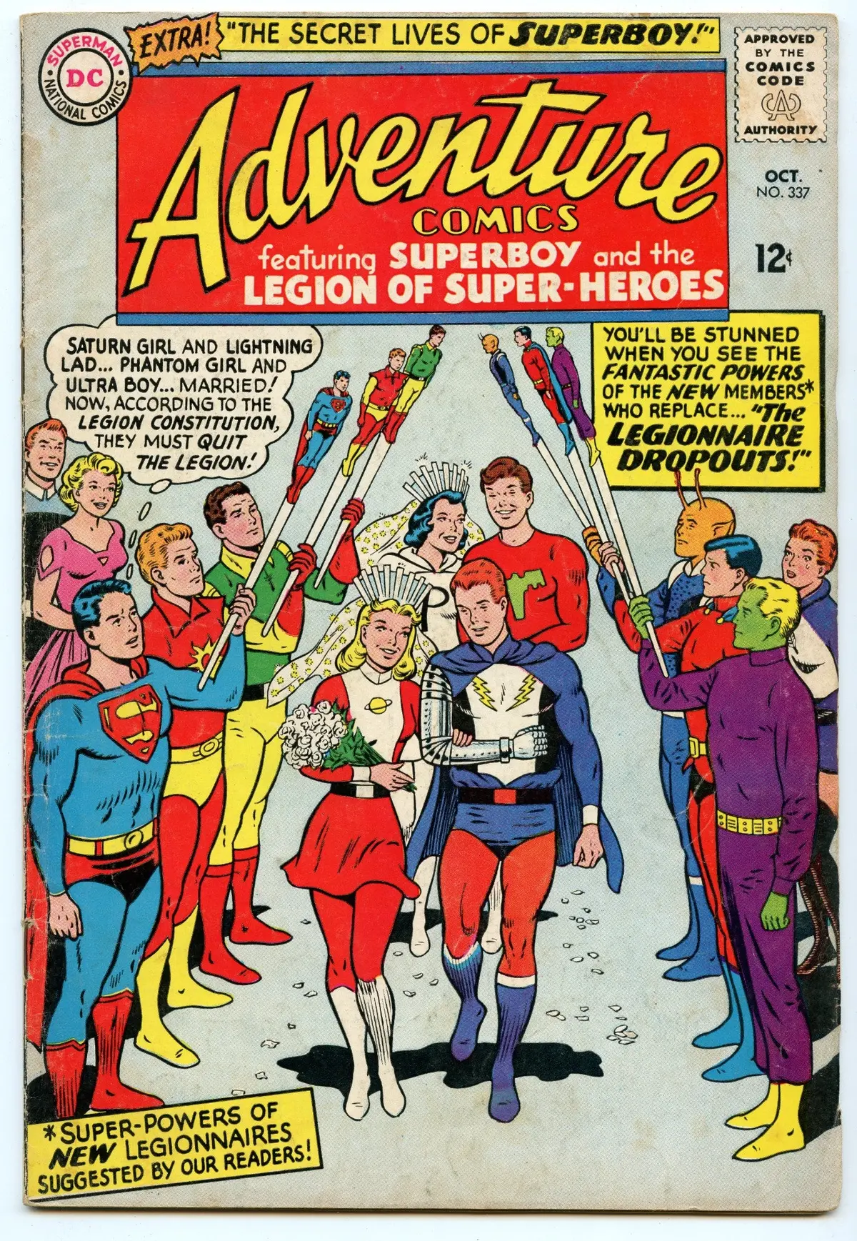 Adventure Comics 337 (Oct 1965) Vg (4.0) 1