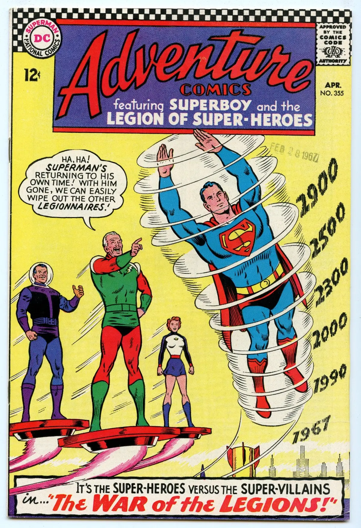 Adventure Comics 355 (Apr 1967) Fi- (5.5) 1