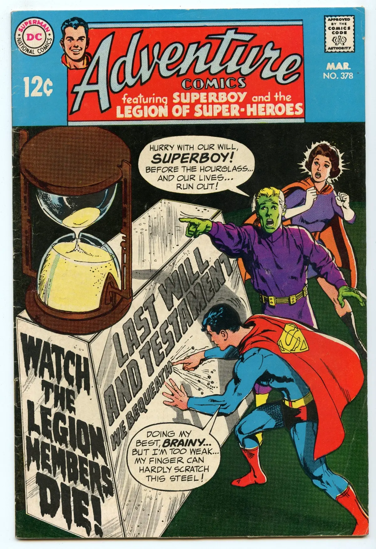 Adventure Comics 378 (Mar 1969) Vg+ (4.5) 1