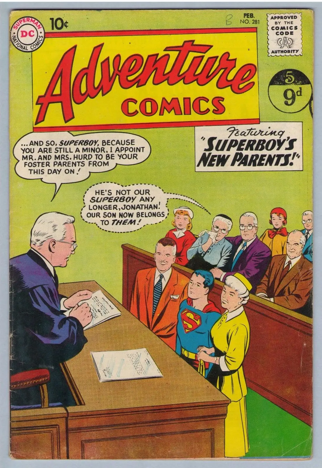 Adventure Comics 281 (Feb 1961) Fi (6.0) 1