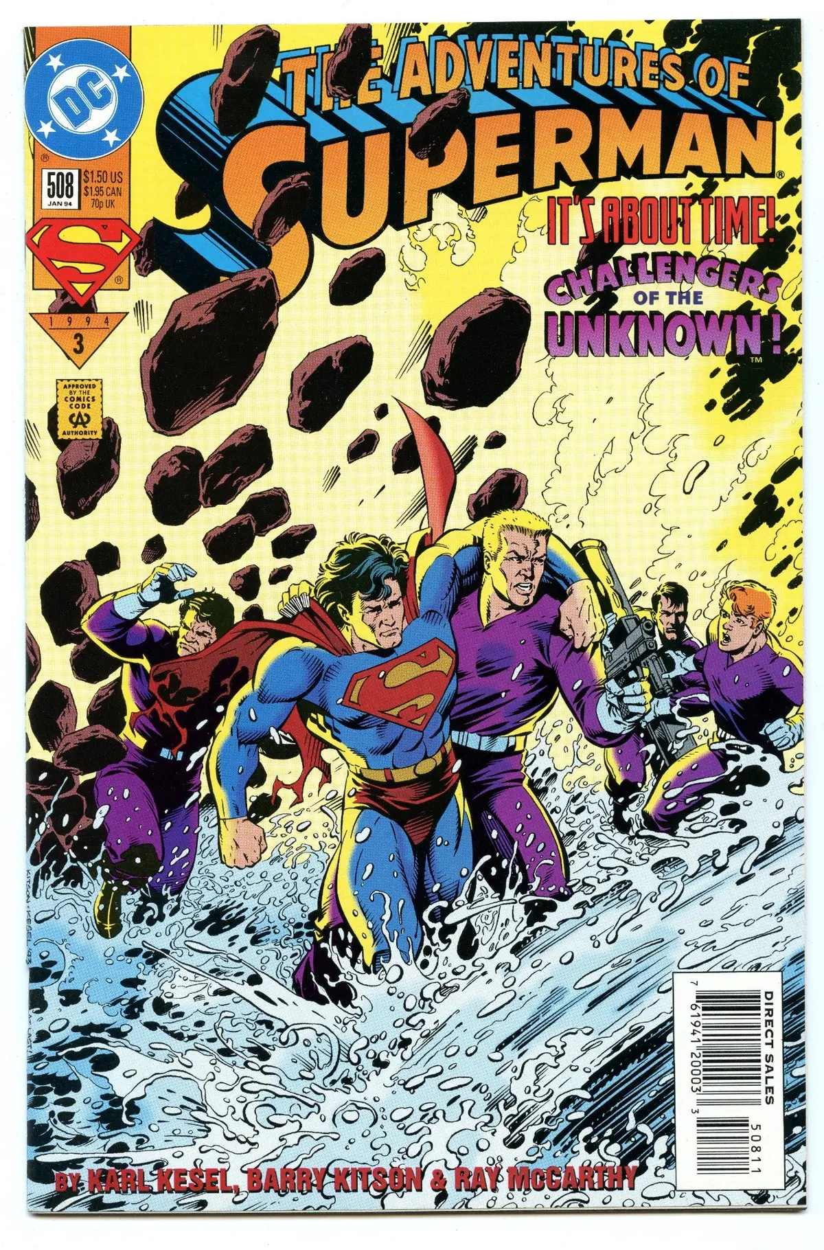 Adventures Of Superman 508 (Jan 1994) Nm- (9.2) 1