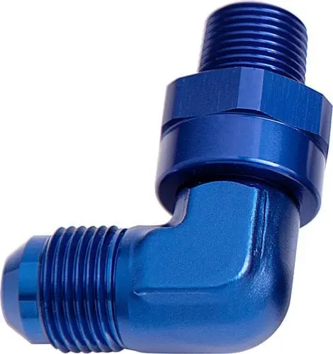 1/8" Npt To -4An Swivel Adapter – 90-Degree Male Flare Connector, Af922-04-02 1
