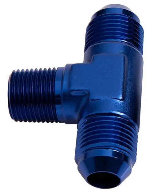 Af825-12 3/4" Npt To -12An Stainless Steel Tee Fitting For Fuel Or Oil Lines 1