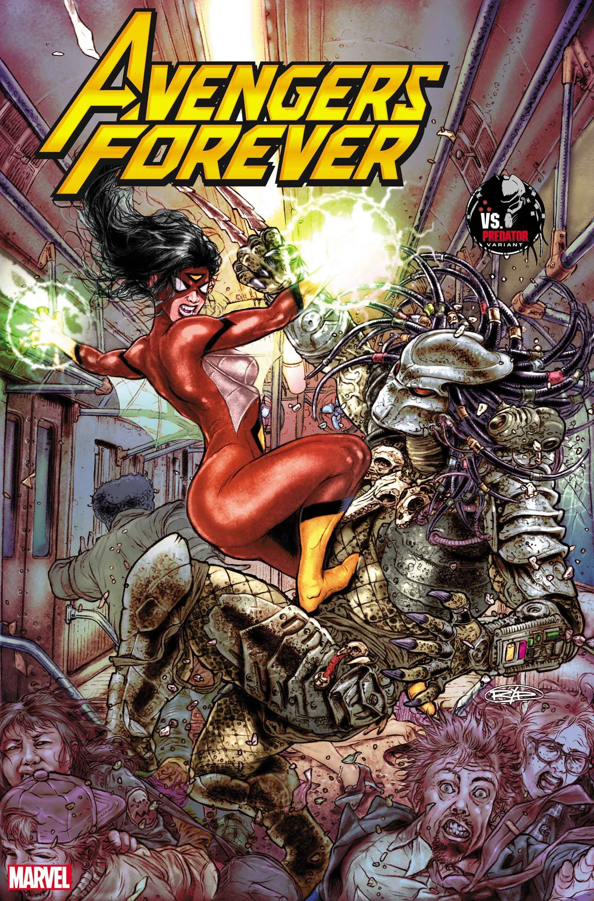 Avengers Forever #8 Ryp Predator Var 1