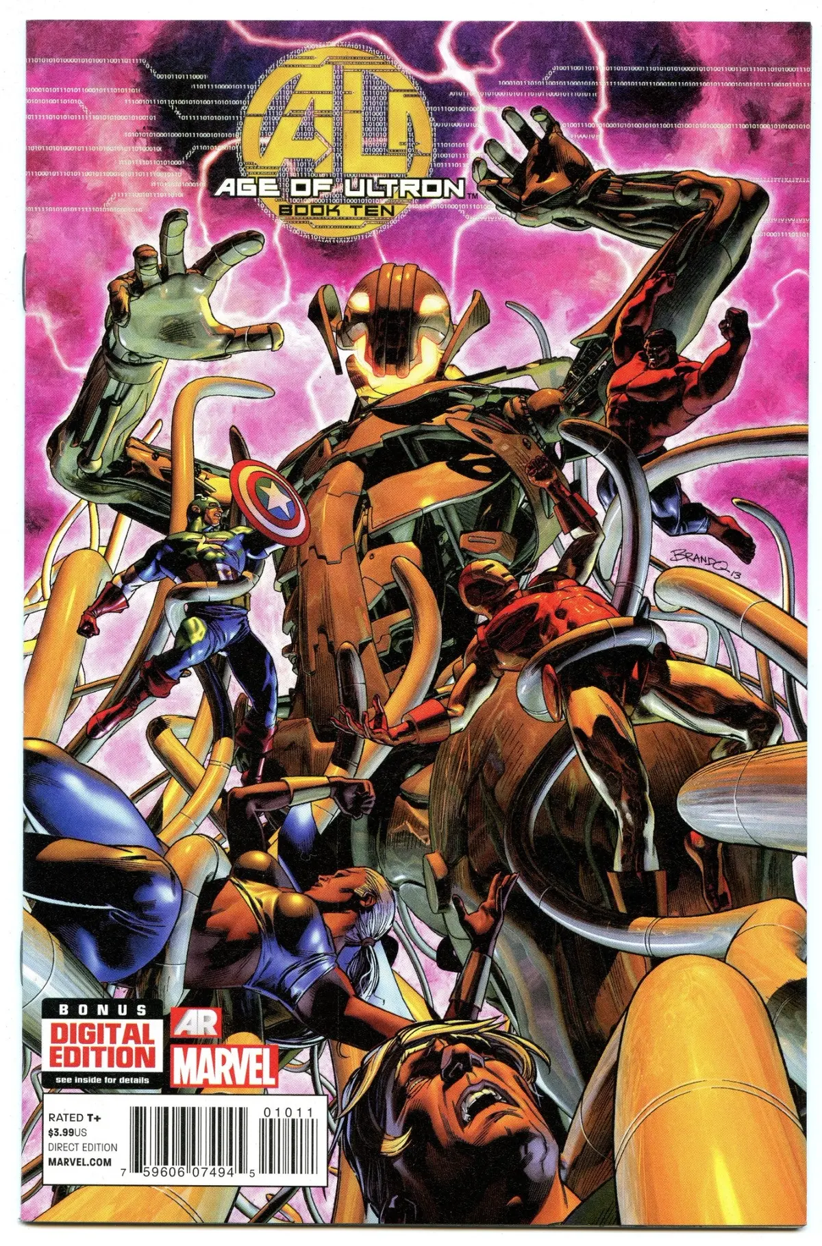 Age Of Ultron 10 (Aug 2013) Nm- (9.2) - 1St Appearance Angela In Marvel Universe 1