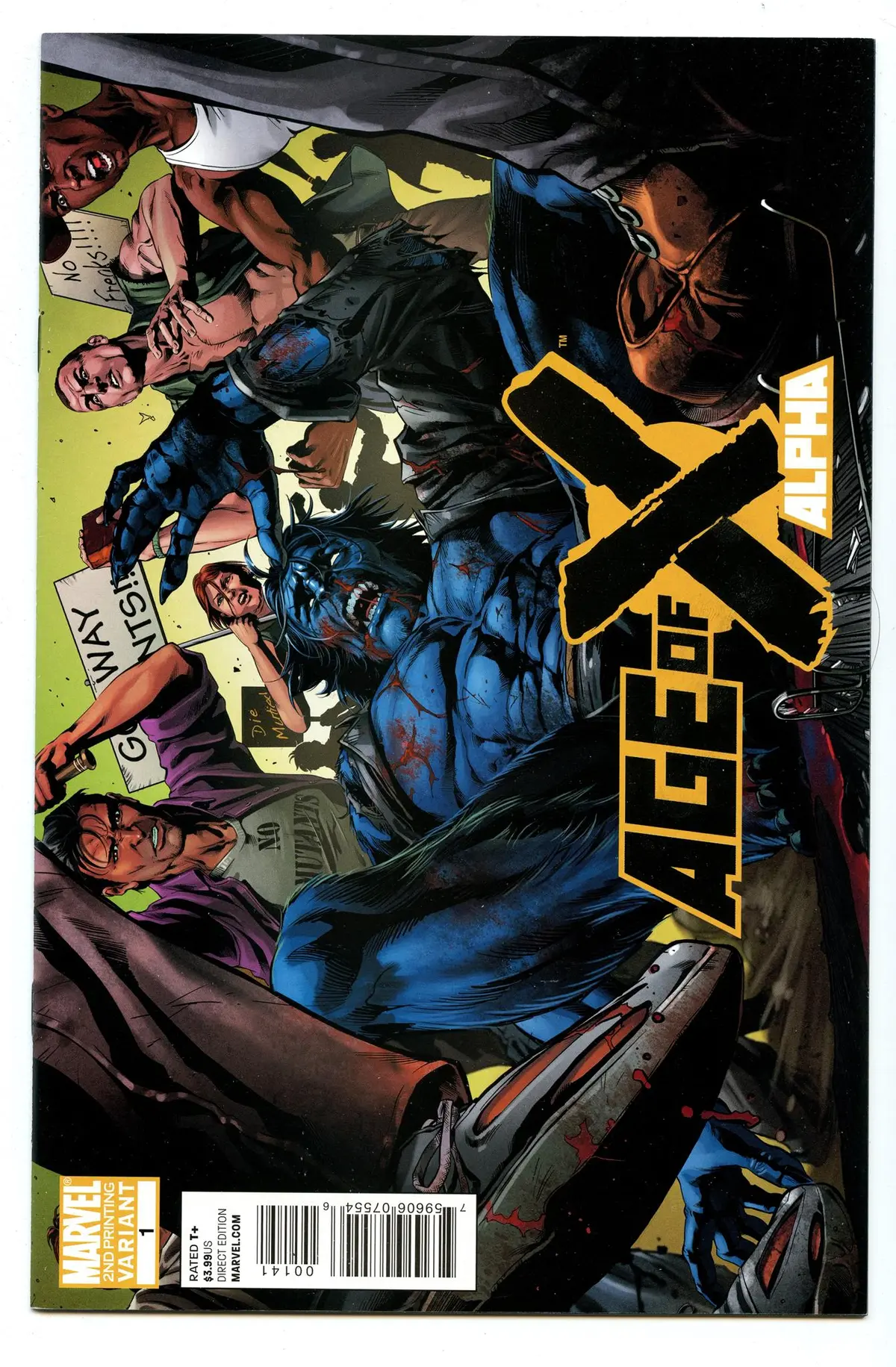 Age Of X Alpha 1 (Mar 2011) Nm- (9.2) (2Nd Print) 1