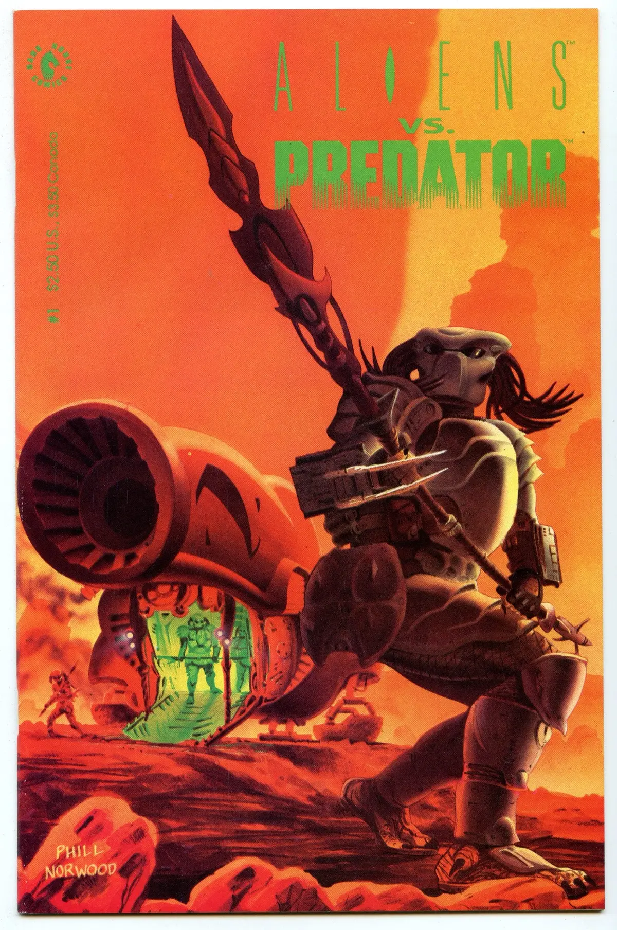 Aliens Vs Predator 1 (Jun 1990) Nm- (9.2) 1