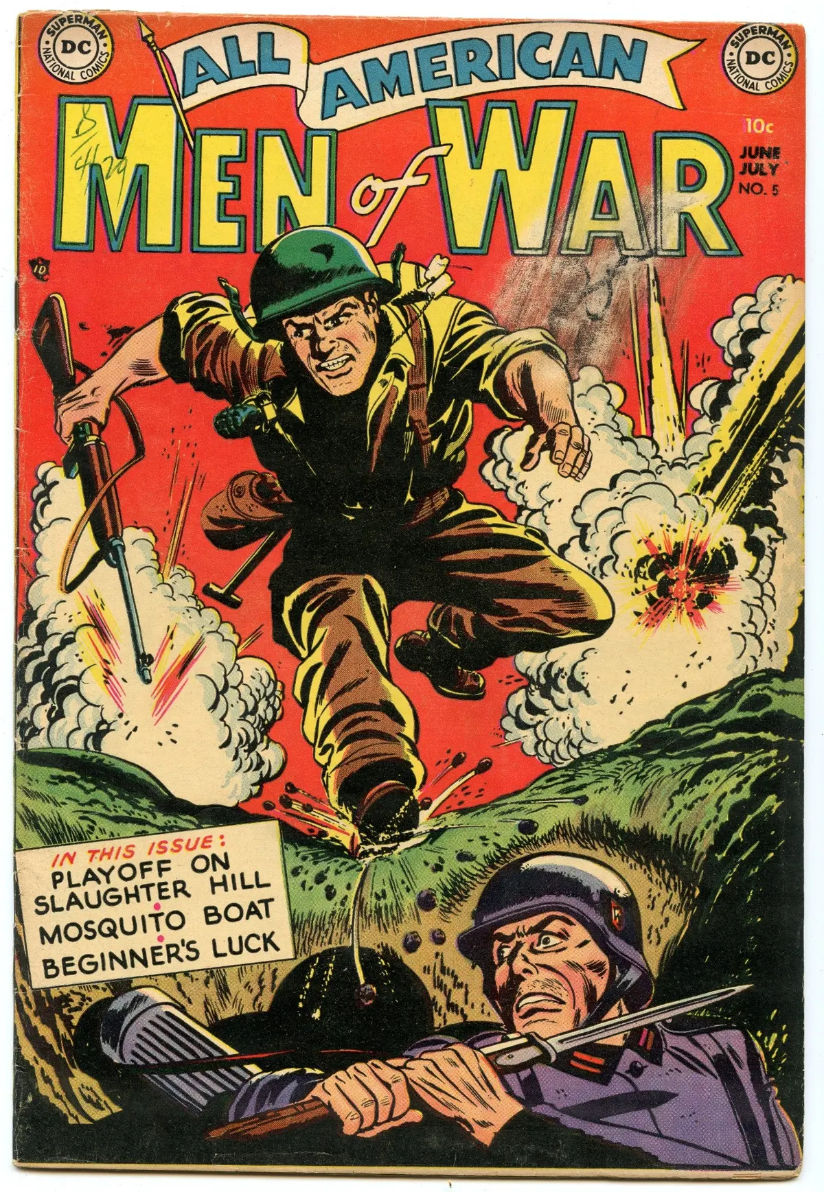 All-American Men Of War 5 (Jul 1953) Vg (4.0) 1