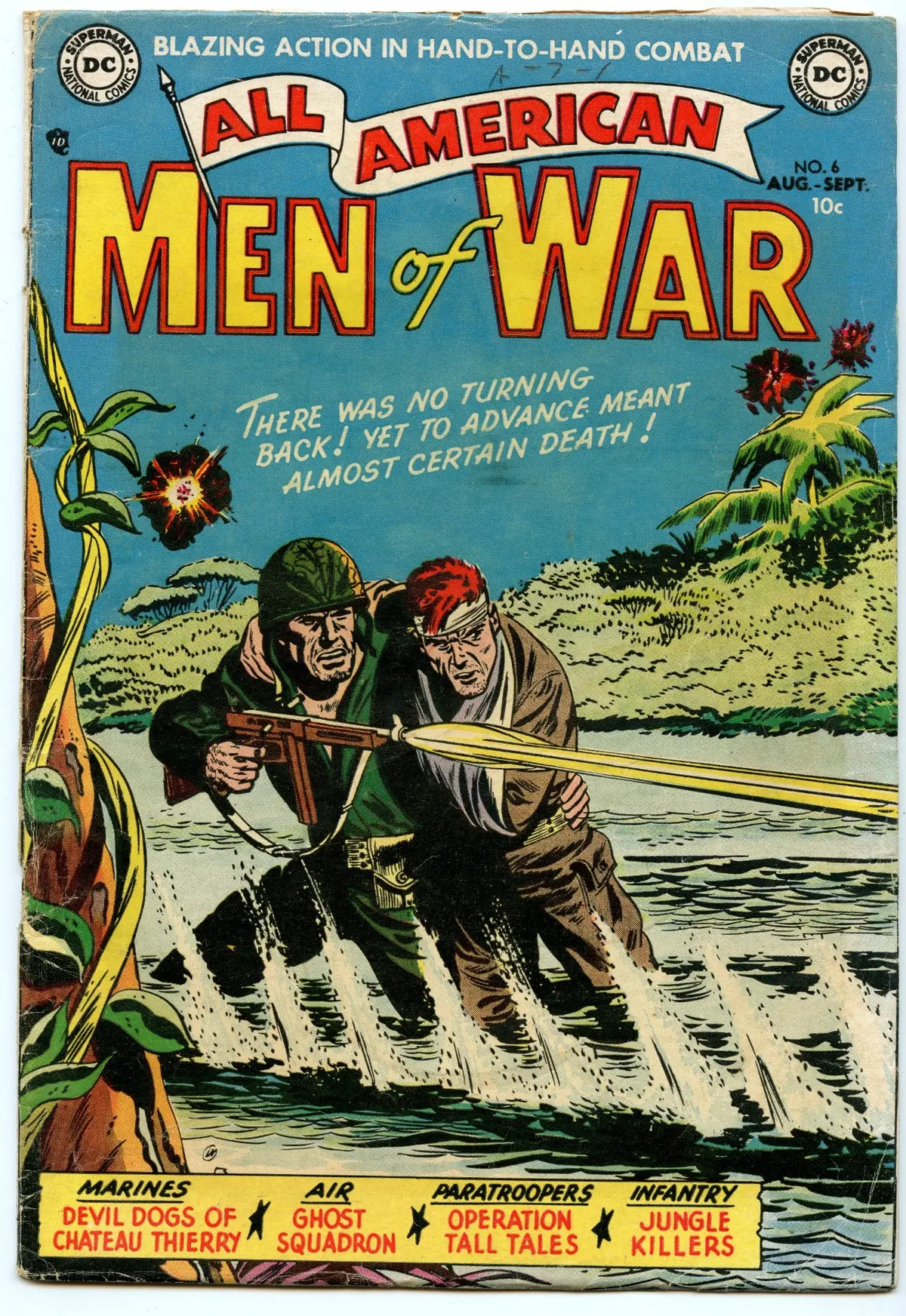 All-American Men Of War 6 (Sep 1953) Gd/Vg (3.0) 1