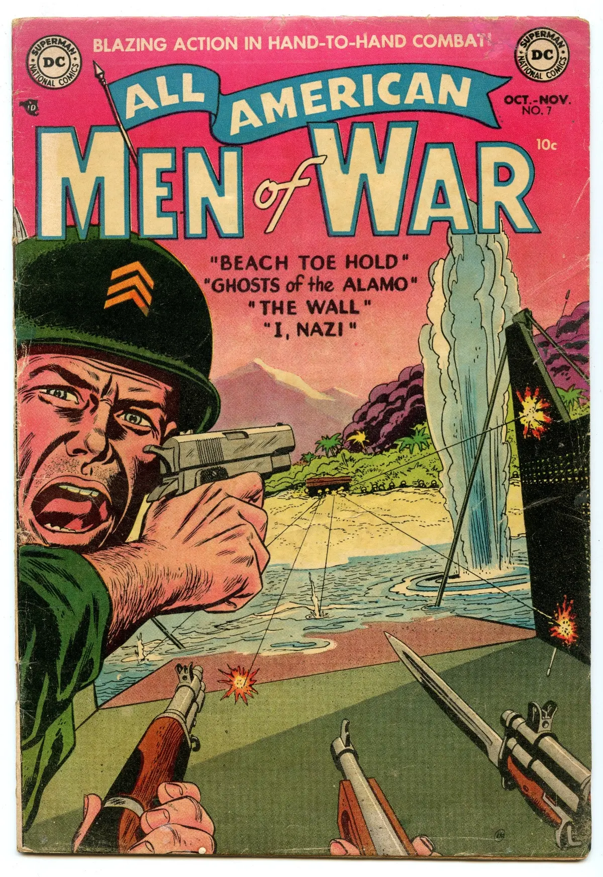 All-American Men Of War 7 (Nov 1953) Vg (4.0) 1