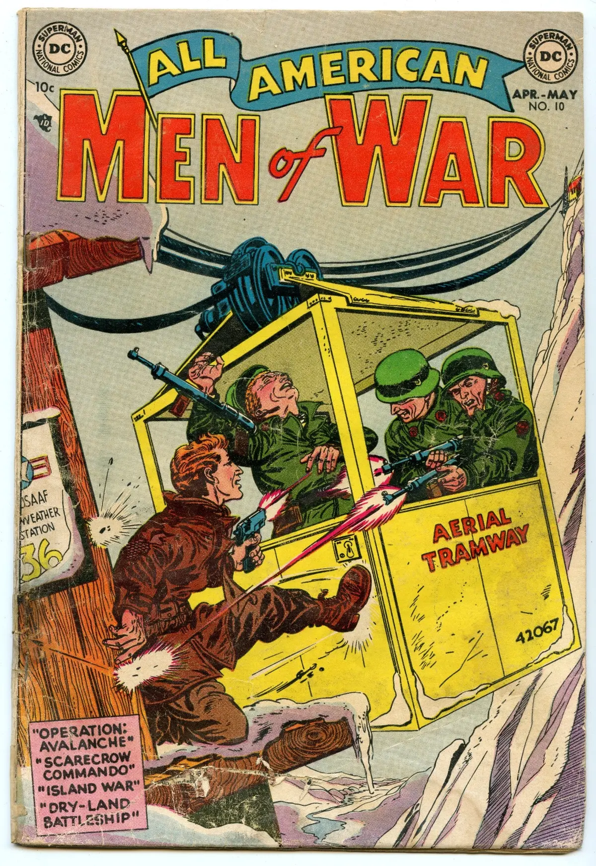 All-American Men Of War 10 (May 1954) Gd+ (2.5) 1