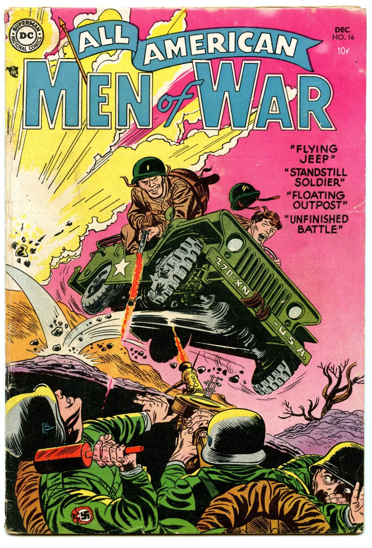 All-American Men Of War 16 (Dec 1954) Vg- (3.5) 1