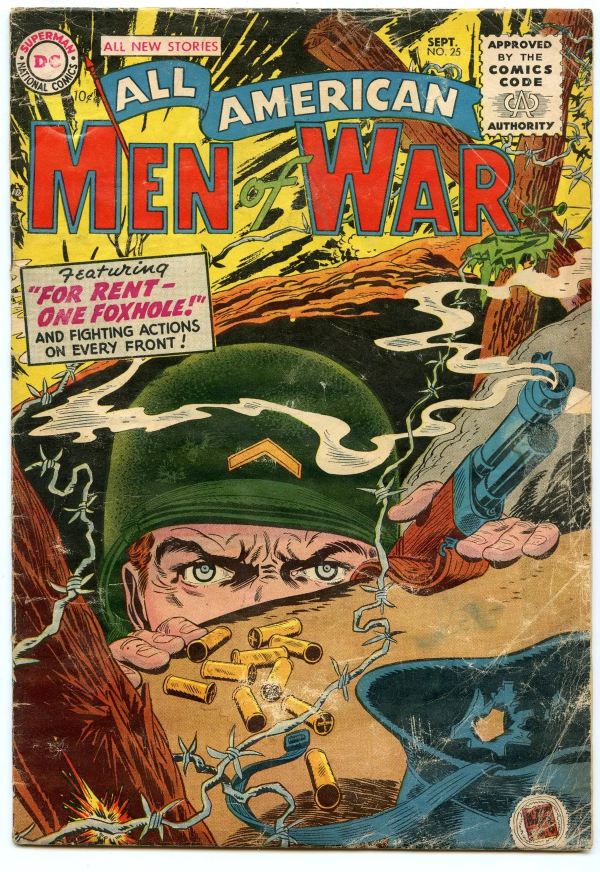 All-American Men Of War 25 (Sep 1955) Gd+ (2.5) 1