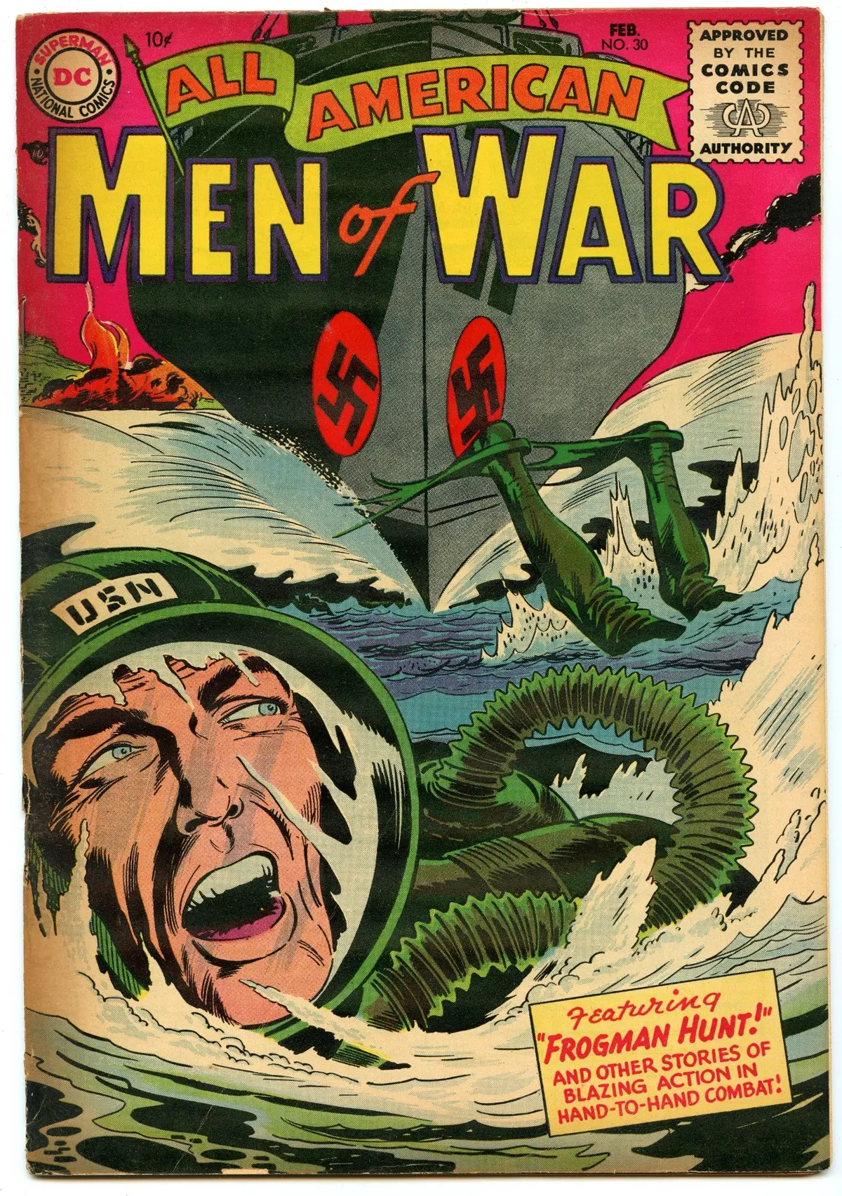 All-American Men Of War 30 (Feb 1956) Vg/Fi (5.0) 1