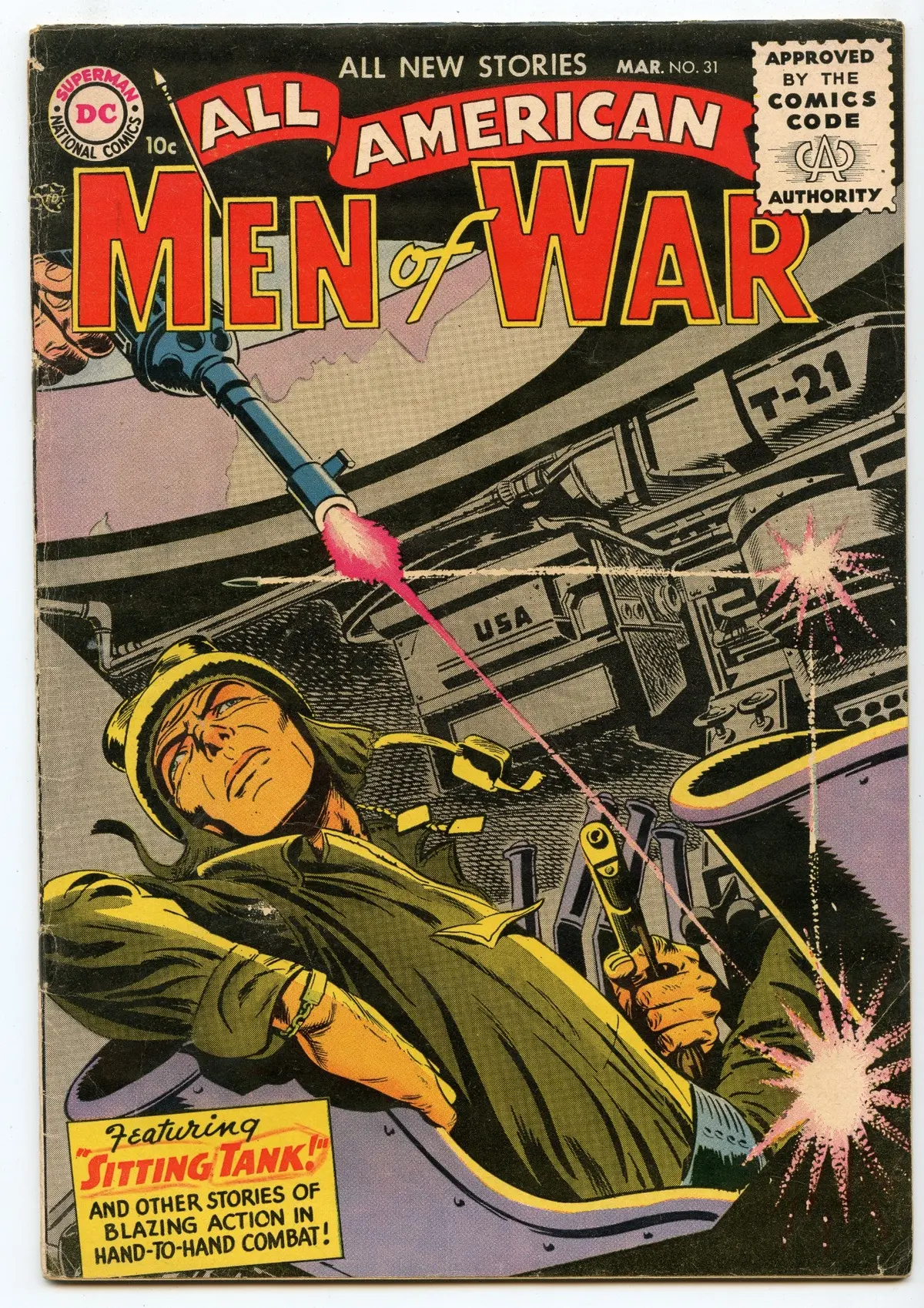All-American Men Of War 31 (Mar 1956) Vg+ (4.5) 1