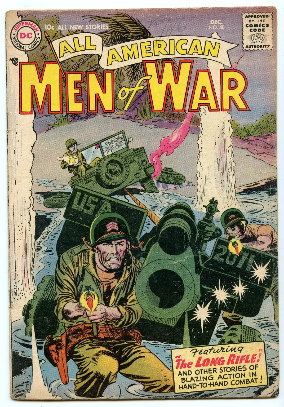 All-American Men Of War 40 (Dec 1956) Gd/Vg (3.0) 1