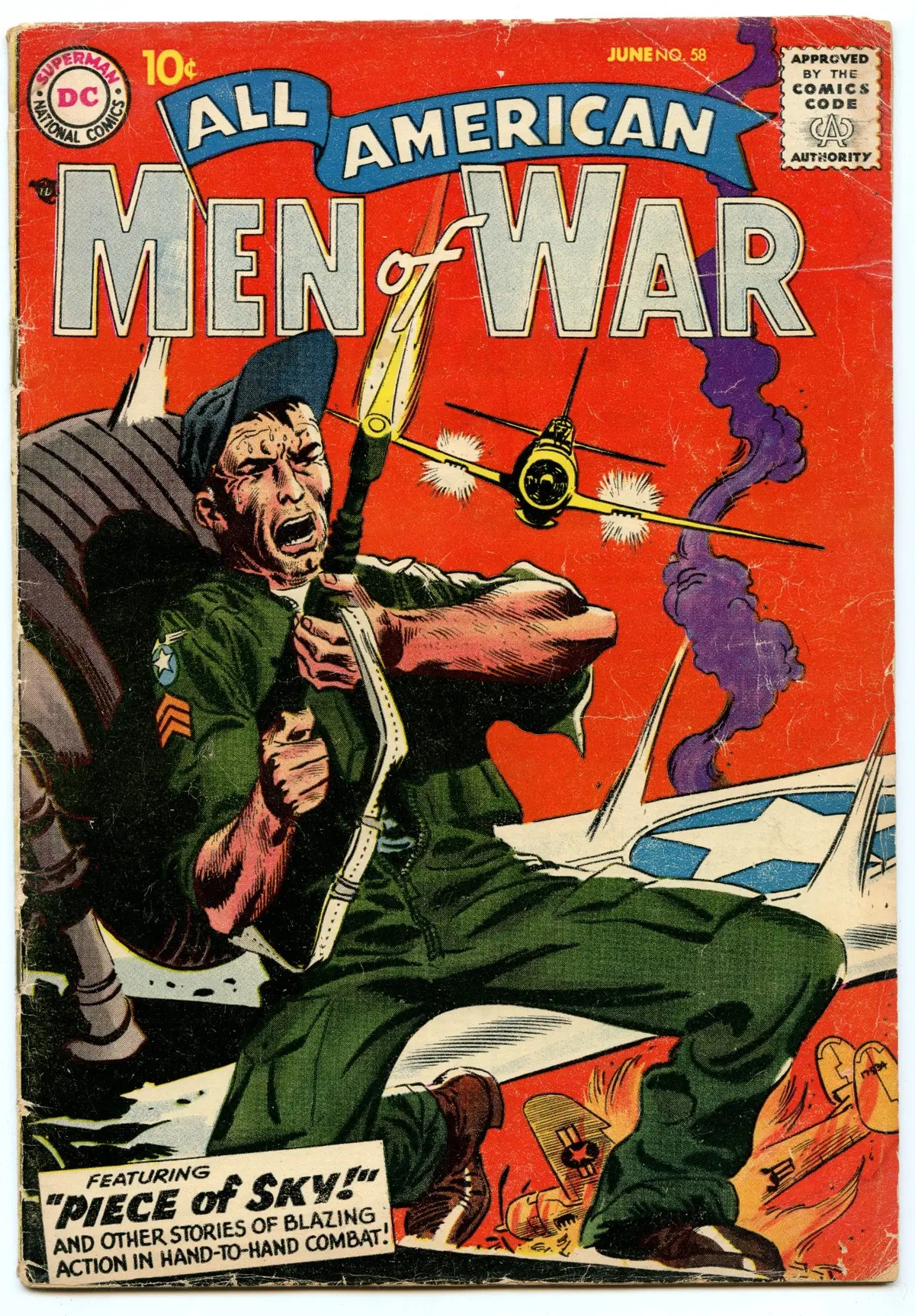 All-American Men Of War 58 (Jun 1958) Vg (4.0) 1