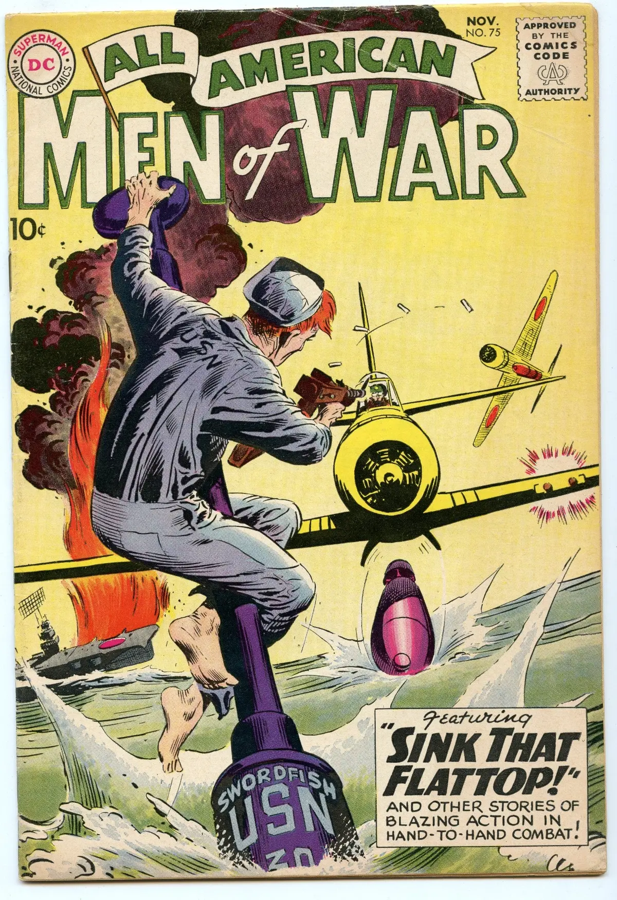 All-American Men Of War 75 (Nov 1959) Vg (4.0) 1
