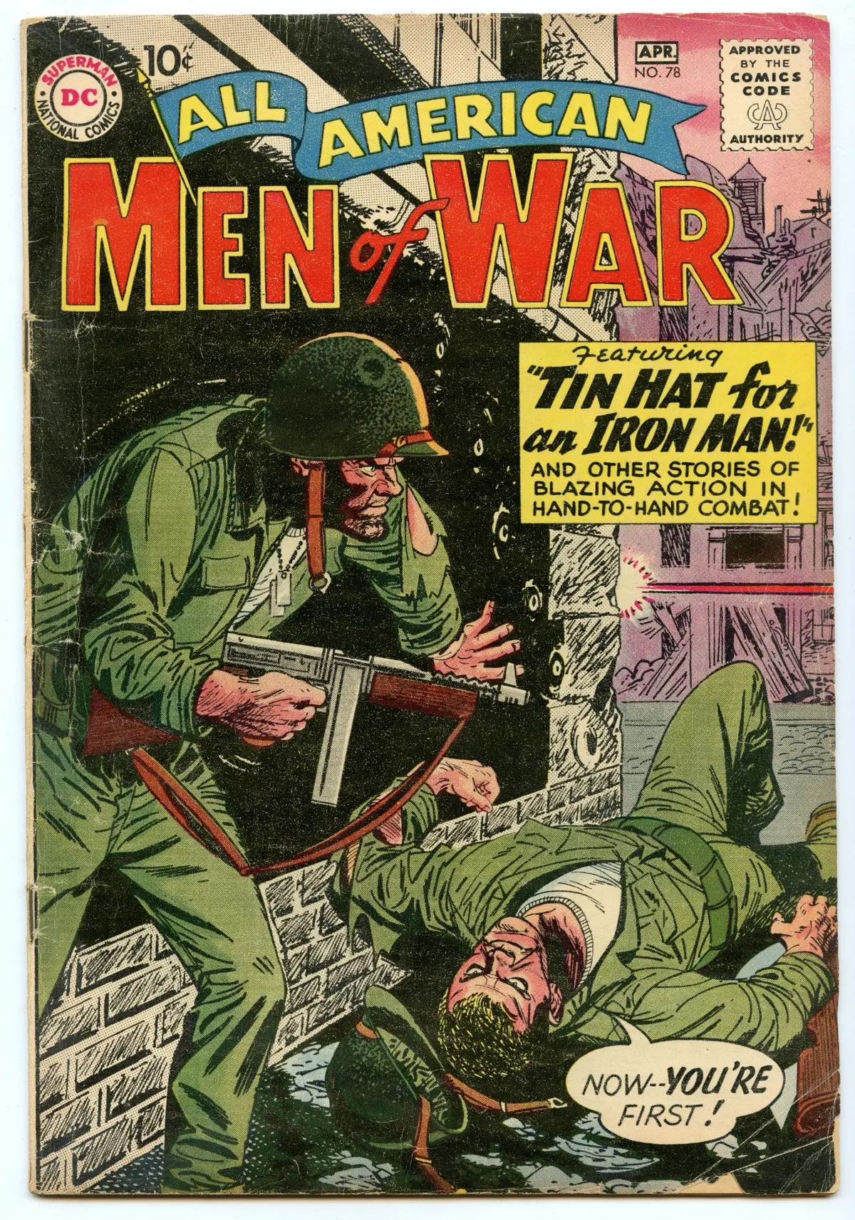All-American Men Of War 78 (Apr 1960) Vg (4.0) 1