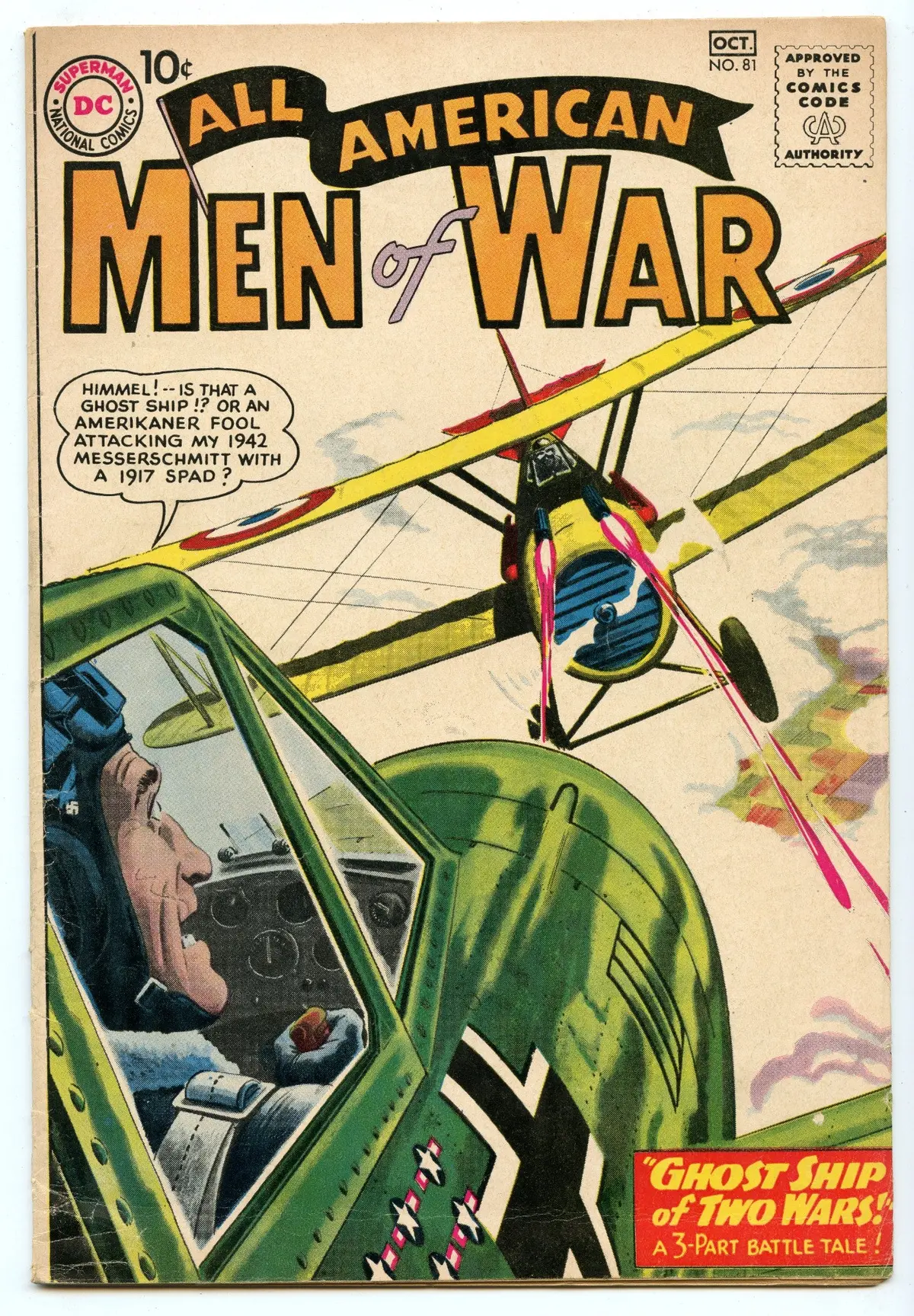 All-American Men Of War 81 (Sep 1960) Vg+ (4.5) 1