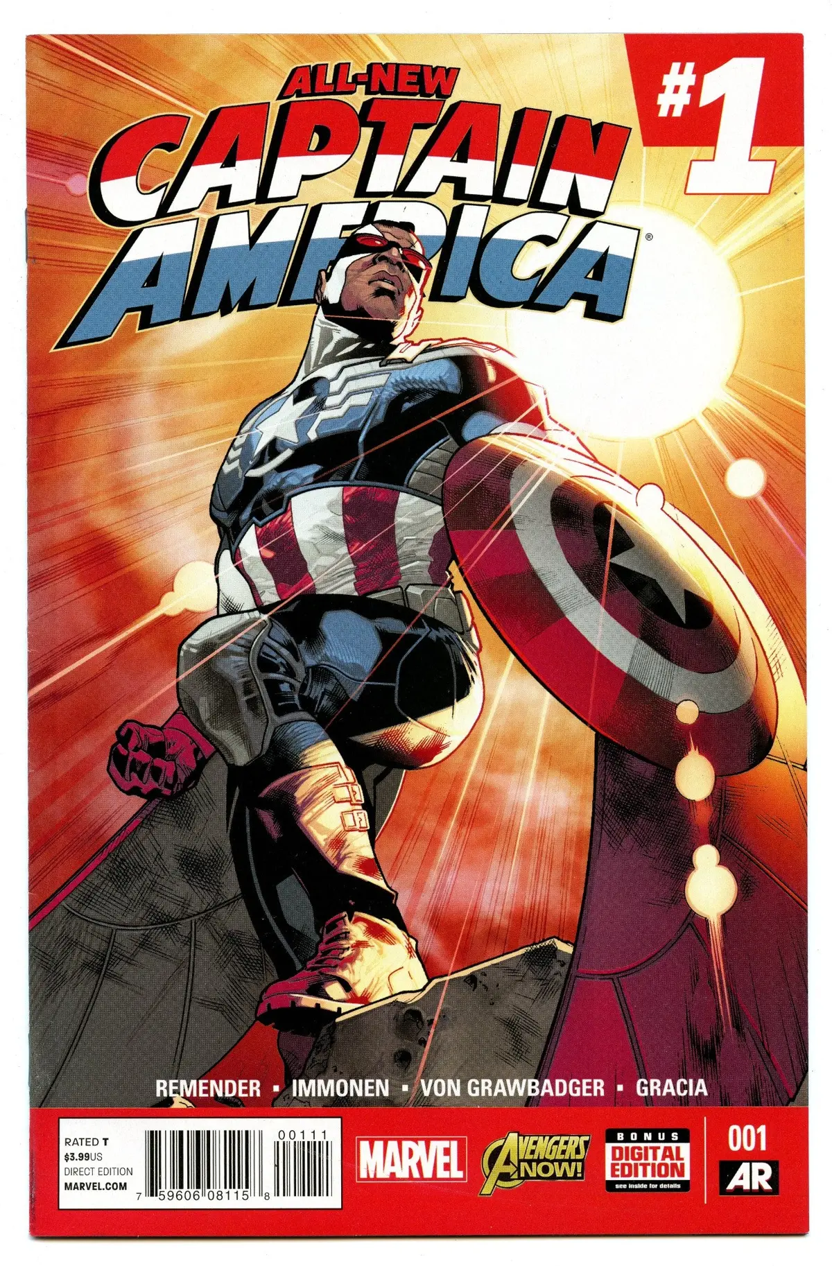 All-New Captain America 1 (Jan 2015) Nm- (9.2) 1