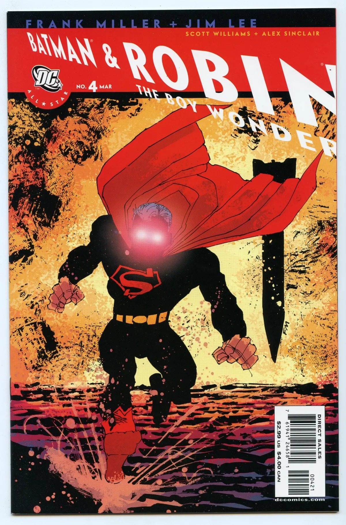 All Star Batman & Robin 4 (Mar 2006) Nm- (9.2) - Frank Miller Variant Cover 1