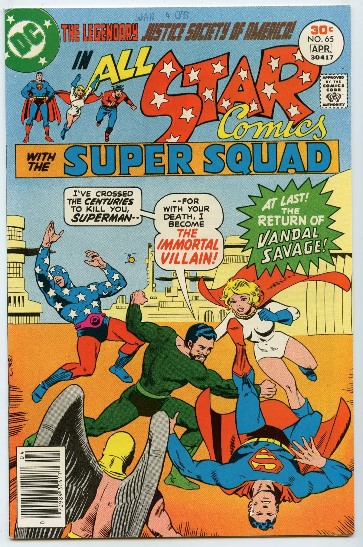 All-Star Comics 65 (Apr 1977) Vf+ (8.5) 1
