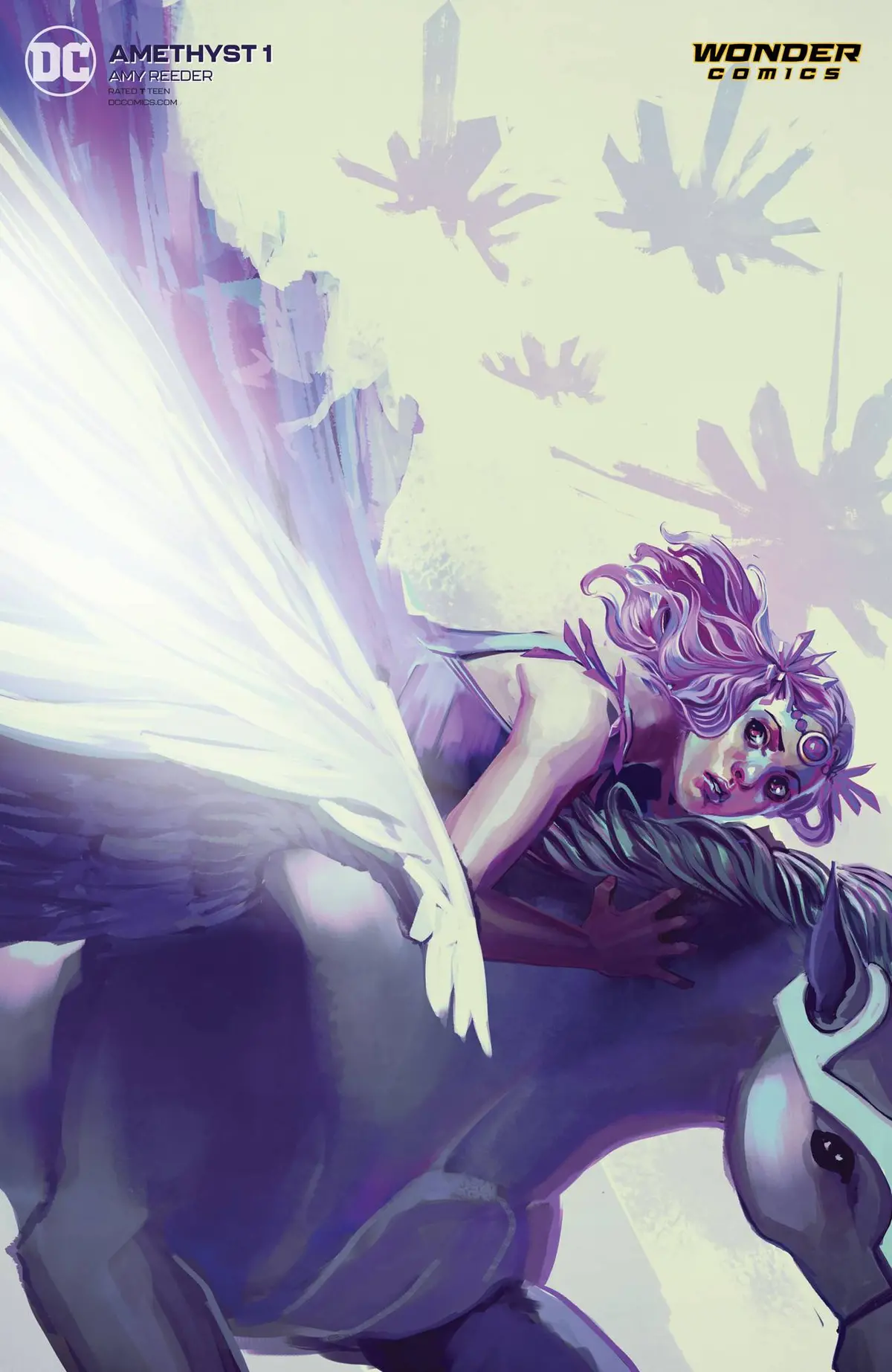 Amethyst #1 (Of 6) Card Stock Stephanie Hans Var Ed 1
