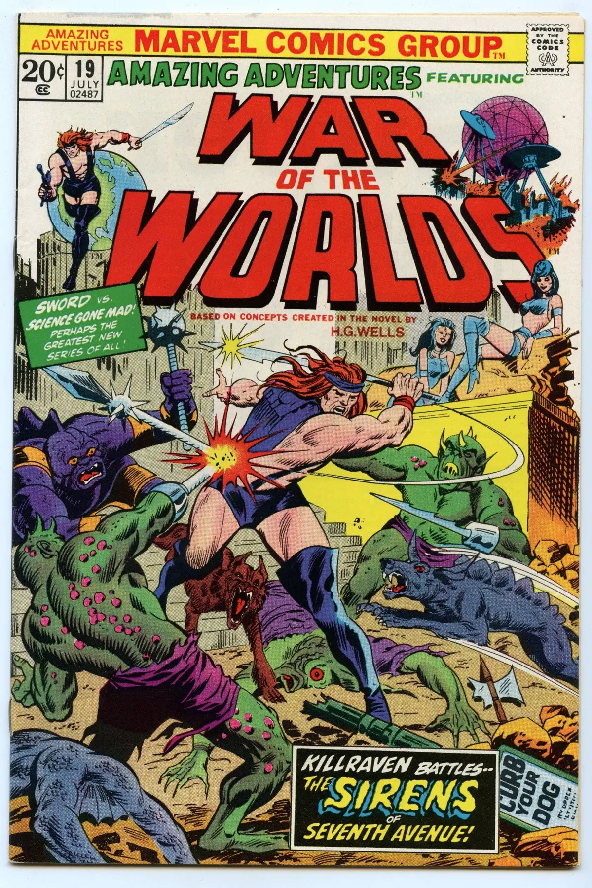 Amazing Adventures 19 (Jul 1973) Vf- (7.5) 1