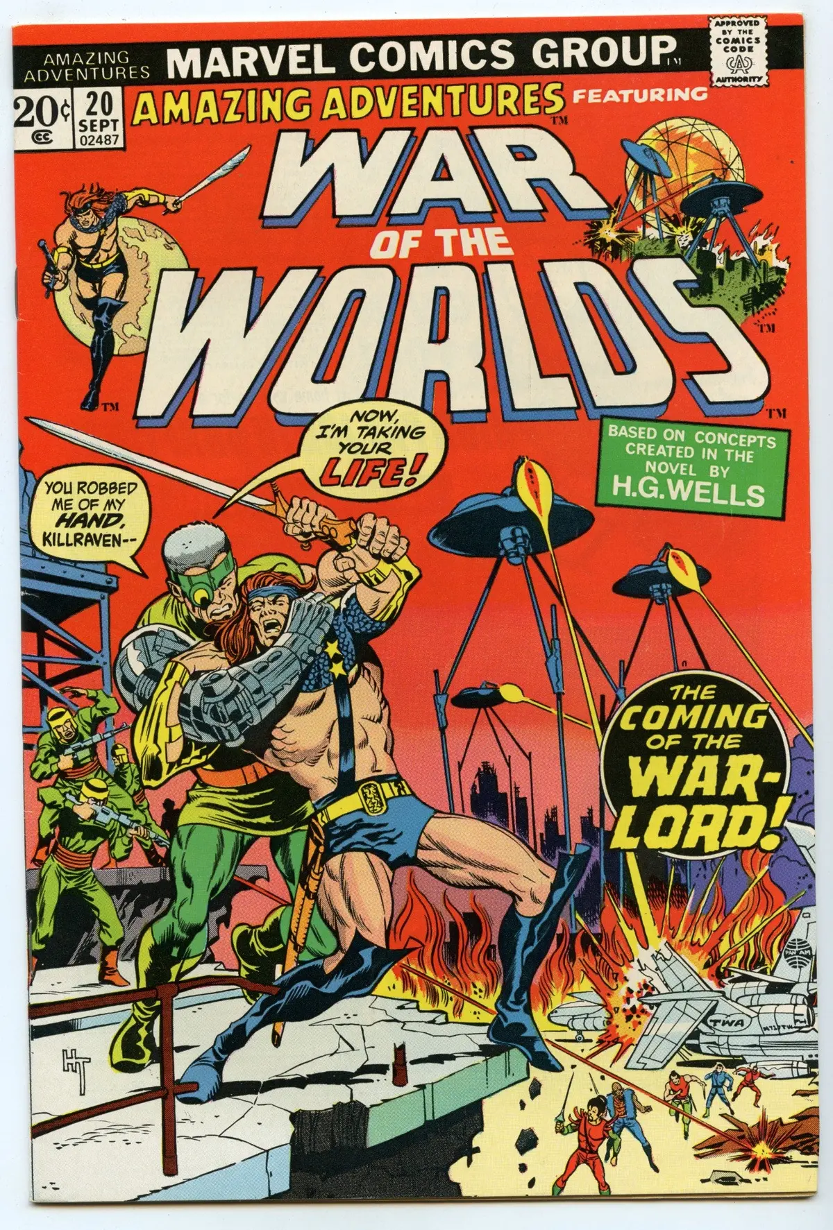 Amazing Adventures 20 (Sep 1973) Vf/Nm (9.0) 1