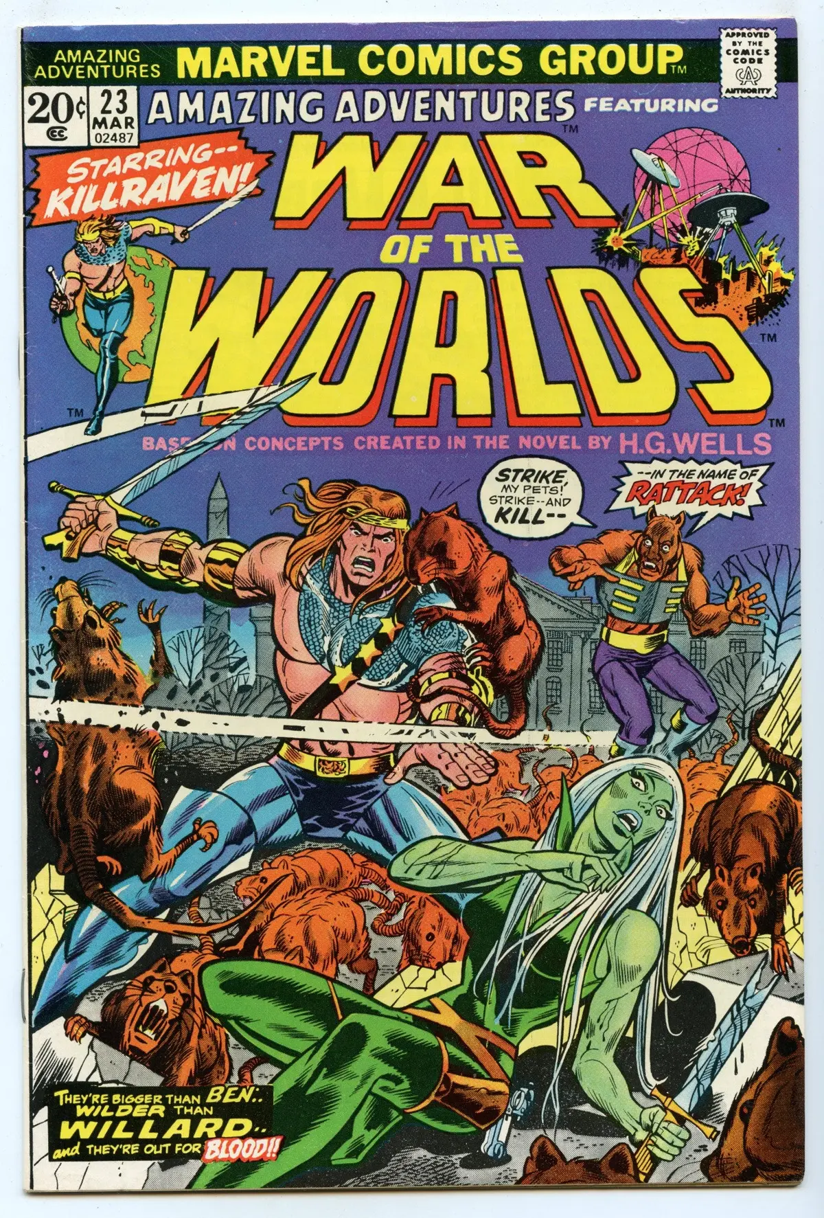 Amazing Adventures 23 (Mar 1974) Vf- (7.5) 1