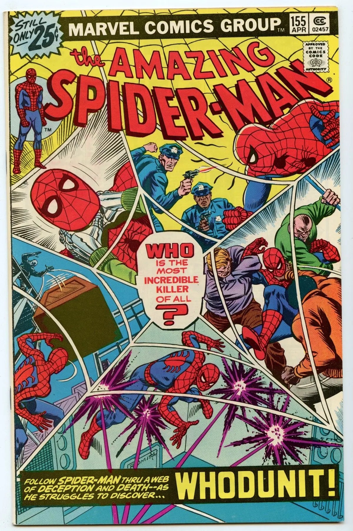 Amazing Spider-Man 155 (Apr 1976) Vf/Nm (9.0) 1