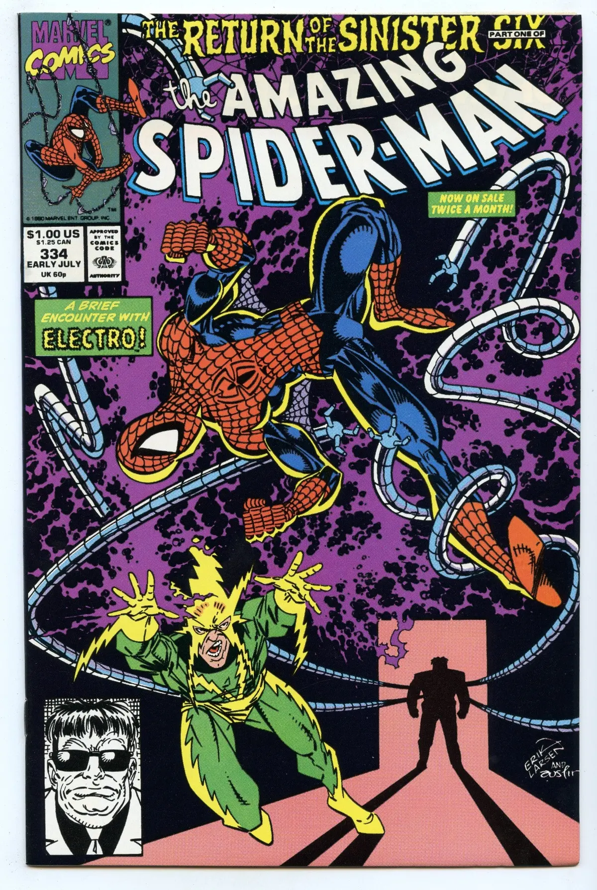 Amazing Spider-Man 334 (Jul 1990) Nm- (9.2) 1
